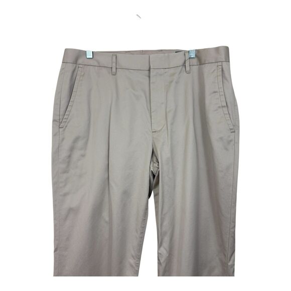 Bonobos Wednesday Straight Chino Pants Size 34x34 Tan Khaki - Picture 2 of 13